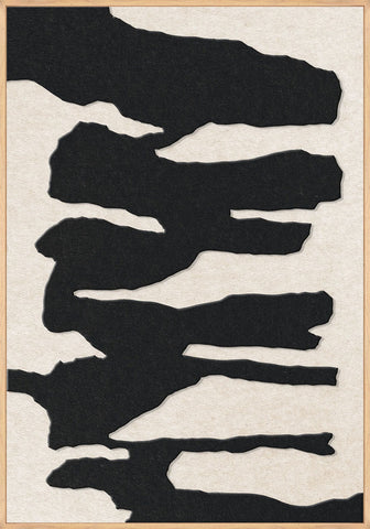 Frequency 1 | ACOUSTIC ART Acoustic Art ART COPENHAGEN (DA) Ege ramme // 70x100 // Sort // Off white