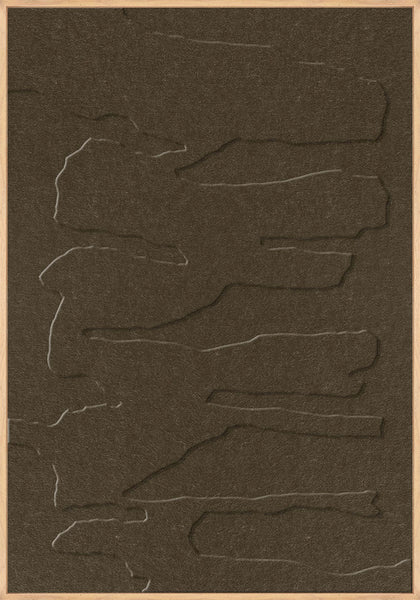 Frequency 1 | ACOUSTIC ART Acoustic Art ART COPENHAGEN (DA) Ege ramme // 70x100 // Brun // Brun