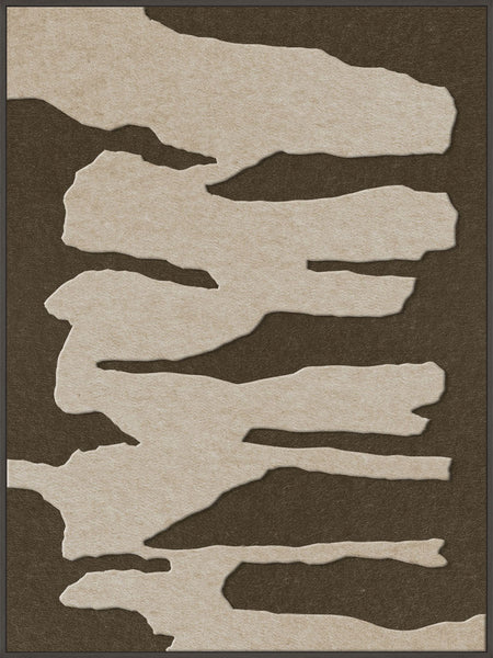 Frequency 1 | ACOUSTIC ART Akustikbillede ART COPENHAGEN (DA) Sort ramme // 90x120 // Sand // Brun