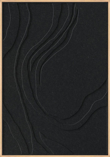 Sacred Silence 2 | ACOUSTIC ART Akustikbillede ART COPENHAGEN (DA) Ege ramme // 70x100 // Sort // Sort