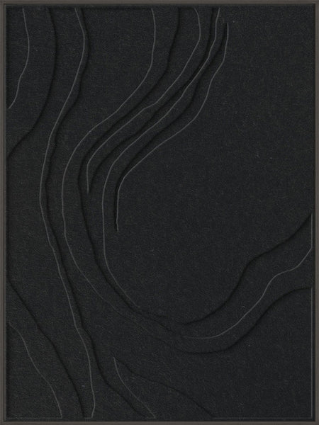 Sacred Silence 2 | ACOUSTIC ART Akustikbillede ART COPENHAGEN (DA) Sort ramme // 90x120 // Sort // Sort