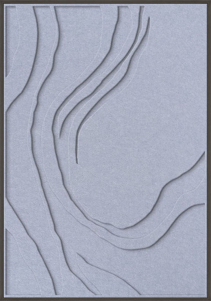 Sacred Silence 2 | ACOUSTIC ART Akustikbillede ART COPENHAGEN (DA) Sort ramme // 70x100 // Lyseblå // Lyseblå