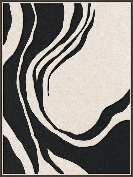 Sacred Silence 2 | ACOUSTIC ART Akustikbillede ART COPENHAGEN (DA) Sort ramme // 90x120 // Off white // Sort