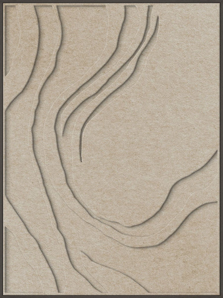 Sacred Silence 2 | ACOUSTIC ART Akustikbillede ART COPENHAGEN (DA) Sort ramme // 90x120 // Sand // Sand