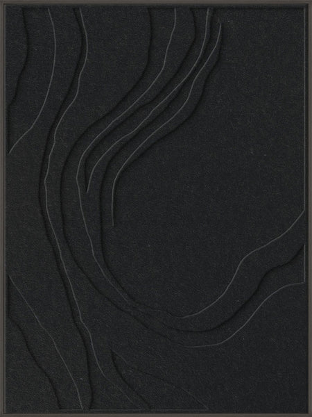 Sacred Silence 1 | ACOUSTIC ART Akustikbillede ART COPENHAGEN (DA) Sort ramme // 90x120 // Sort // Sort