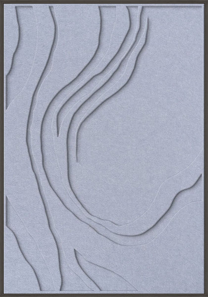 Sacred Silence 1 | ACOUSTIC ART Akustikbillede ART COPENHAGEN (DA) Sort ramme // 70x100 // Lyseblå // Lyseblå