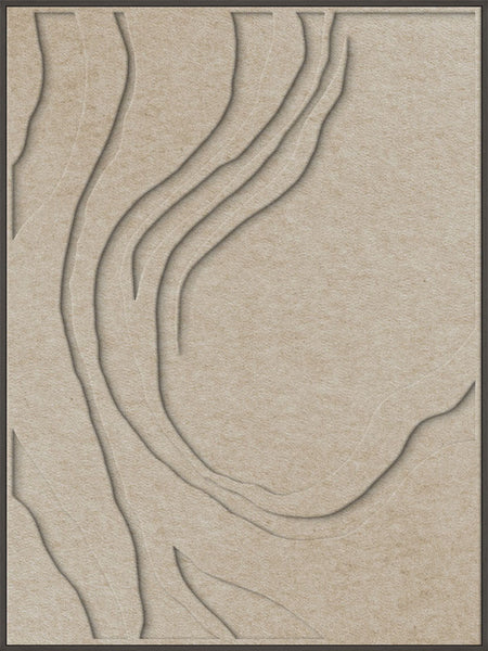Sacred Silence 1 | ACOUSTIC ART Akustikbillede ART COPENHAGEN (DA) Sort ramme // 90x120 // Sand // Sand