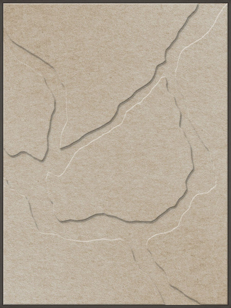 Quiet Friction 2 | ACOUSTIC ART Akustikbillede ART COPENHAGEN (DA) Sort ramme // 90x120 // Sand // Sand