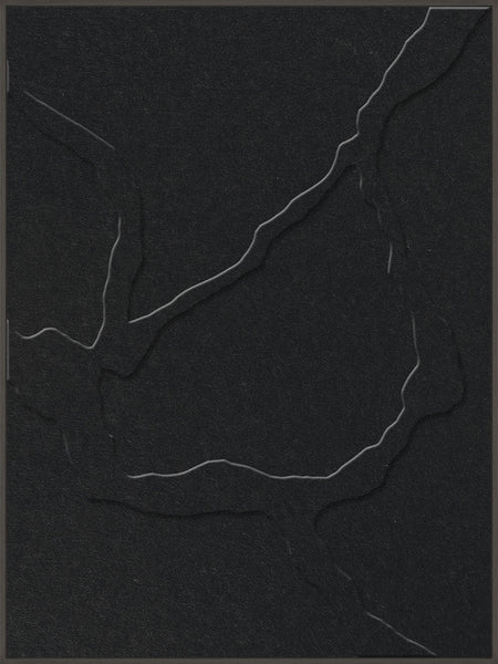 Guiet Friction 1 | ACOUSTIC ART Acoustic Art ART COPENHAGEN (DA) Sort ramme // 90x120 // Sort // Sort