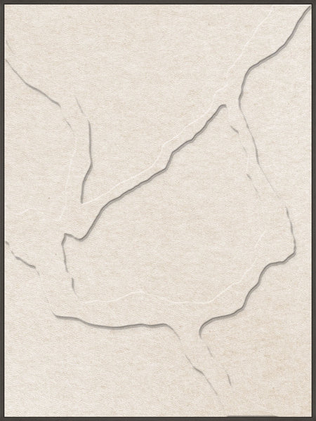 Guiet Friction 1 | ACOUSTIC ART Acoustic Art ART COPENHAGEN (DA) Sort ramme // 90x120 // Off white // Off white