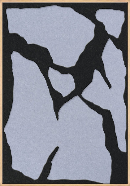 Soundgarden 2 | ACOUSTIC ART Acoustic Art ART COPENHAGEN (DA) Ege ramme // 70x100 // Sort // Lyseblå