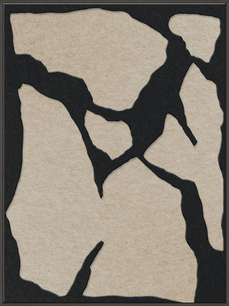 Soundgarden 2 | ACOUSTIC ART Acoustic Art ART COPENHAGEN (DA) Sort ramme // 90x120 // Sort // Sand