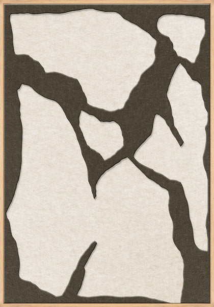 Soundgarden 2 | ACOUSTIC ART Acoustic Art ART COPENHAGEN (DA) Ege ramme // 70x100 // Brun // Off white