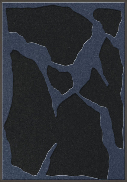 Soundgarden 2 | ACOUSTIC ART Acoustic Art ART COPENHAGEN (DA) Sort ramme // 70x100 // Mørkeblå // Sort