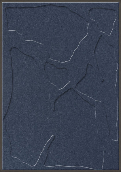 Soundgarden 2 | ACOUSTIC ART Acoustic Art ART COPENHAGEN (DA) Sort ramme // 70x100 // Mørkeblå // Mørkeblå