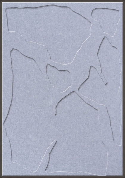 Soundgarden 2 | ACOUSTIC ART Acoustic Art ART COPENHAGEN (DA) Sort ramme // 70x100 // Lyseblå // Lyseblå