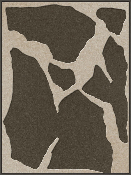 Soundgarden 2 | ACOUSTIC ART Acoustic Art ART COPENHAGEN (DA) Sort ramme // 90x120 // Sand // Brun