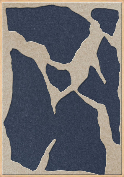 Soundgarden 2 | ACOUSTIC ART Acoustic Art ART COPENHAGEN (DA) Ege ramme // 70x100 // Sand // Mørkeblå