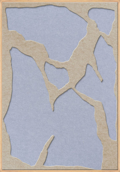 Soundgarden 2 | ACOUSTIC ART Acoustic Art ART COPENHAGEN (DA) Ege ramme // 70x100 // Sand // Lyseblå