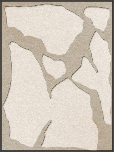 Soundgarden 2 | ACOUSTIC ART Acoustic Art ART COPENHAGEN (DA) Sort ramme // 90x120 // Sand // Off white