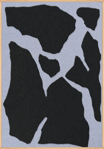 Soundgarden 1 | ACOUSTIC ART Acoustic Art ART COPENHAGEN (DA) Ege ramme // 70x100 // Sort // Lyseblå