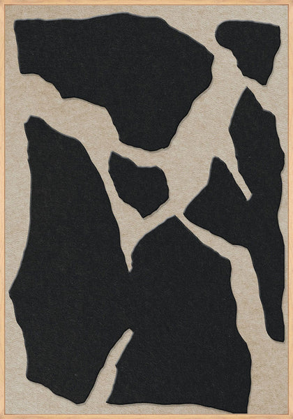 Soundgarden 1 | ACOUSTIC ART Acoustic Art ART COPENHAGEN (DA) Ege ramme // 70x100 // Sort // Sand