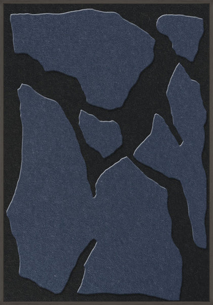 Soundgarden 1 | ACOUSTIC ART Acoustic Art ART COPENHAGEN (DA) Sort ramme // 70x100 // Mørkeblå // Sort