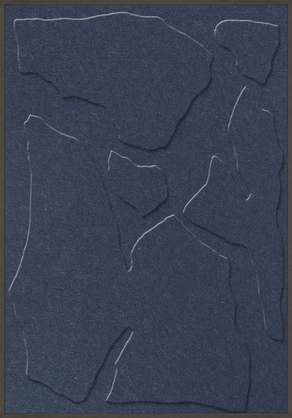 Soundgarden 1 | ACOUSTIC ART Acoustic Art ART COPENHAGEN (DA) Sort ramme // 70x100 // Mørkeblå // Mørkeblå