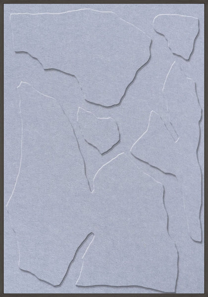 Soundgarden 1 | ACOUSTIC ART Acoustic Art ART COPENHAGEN (DA) Sort ramme // 70x100 // Lyseblå // Lyseblå