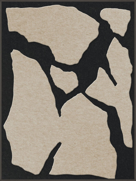 Soundgarden 1 | ACOUSTIC ART Acoustic Art ART COPENHAGEN (DA) Sort ramme // 90x120 // Sand // Sort