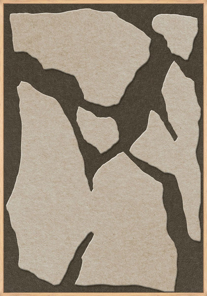 Soundgarden 1 | ACOUSTIC ART Acoustic Art ART COPENHAGEN (DA) Ege ramme // 70x100 // Sand // Brun