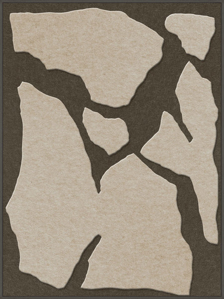 Soundgarden 1 | ACOUSTIC ART Acoustic Art ART COPENHAGEN (DA) Sort ramme // 90x120 // Sand // Brun