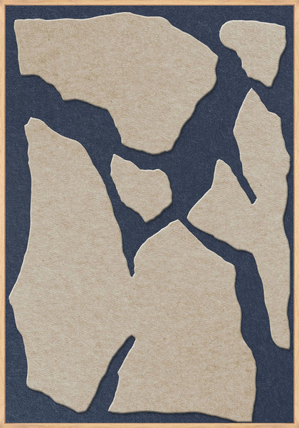 Soundgarden 1 | ACOUSTIC ART Acoustic Art ART COPENHAGEN (DA) Ege ramme // 70x100 // Sand // Mørkeblå