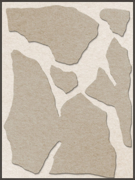 Soundgarden 1 | ACOUSTIC ART Acoustic Art ART COPENHAGEN (DA) Sort ramme // 90x120 // Sand // Off white