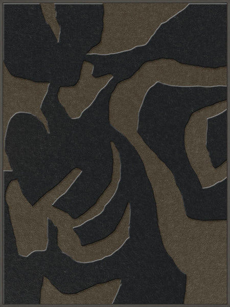 Soft Embrace 1 | ACOUSTIC ART Acoustic Art ART COPENHAGEN (DA) Sort ramme // 90x120 // Sort // Brun