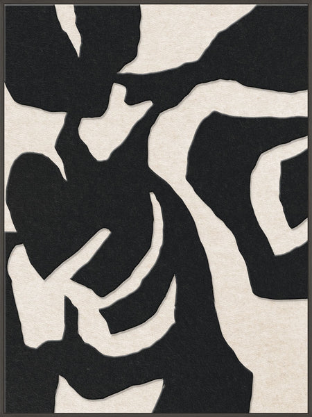 Soft Embrace 1 | ACOUSTIC ART Acoustic Art ART COPENHAGEN (DA) Sort ramme // 90x120 // Sort // Off white