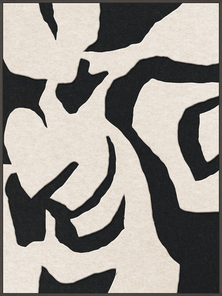 Soft Embrace 1 | ACOUSTIC ART Acoustic Art ART COPENHAGEN (DA) Sort ramme // 90x120 // Off white // Sort