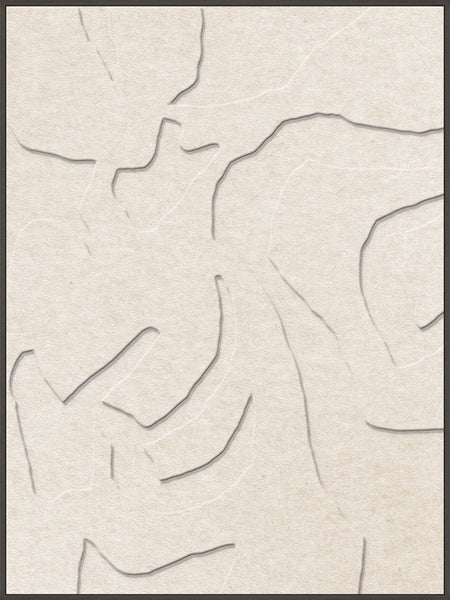 Soft Embrace 1 | ACOUSTIC ART Acoustic Art ART COPENHAGEN (DA) Sort ramme // 90x120 // Off white // Off white