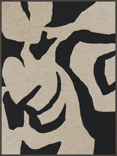 Soft Embrace 1 | ACOUSTIC ART Acoustic Art ART COPENHAGEN (DA) Sort ramme // 90x120 // Sand // Sort