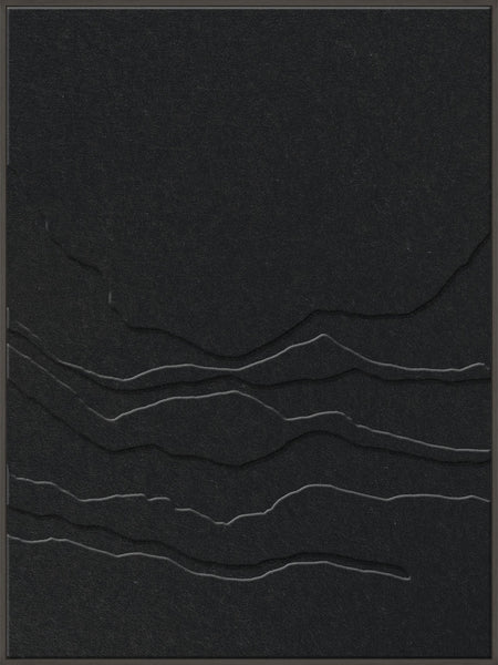 Tonefield 2 | ACOUSTIC ART Akustikbillede ART COPENHAGEN (DA) Sort ramme // 90x120 // Sort // Sort