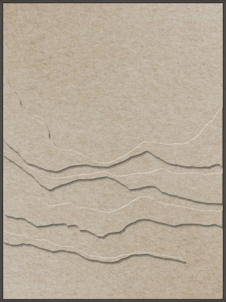 Tonefield 1 | ACOUSTIC ART Akustikbillede ART COPENHAGEN (DA) Sort ramme // 90x120 // Sand // Sand