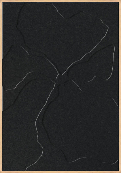 Clarity 2 | ACOUSTIC ART Akustikbillede ART COPENHAGEN (DA) Ege ramme // 70x100 // Sort // Sort