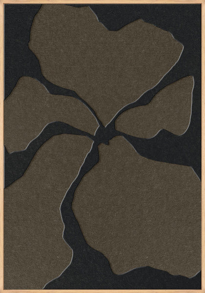 Clarity 2 | ACOUSTIC ART Akustikbillede ART COPENHAGEN (DA) Ege ramme // 70x100 // Sort // Brun