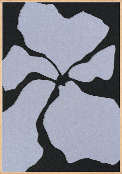 Clarity 2 | ACOUSTIC ART Akustikbillede ART COPENHAGEN (DA) Ege ramme // 70x100 // Sort // Lyseblå