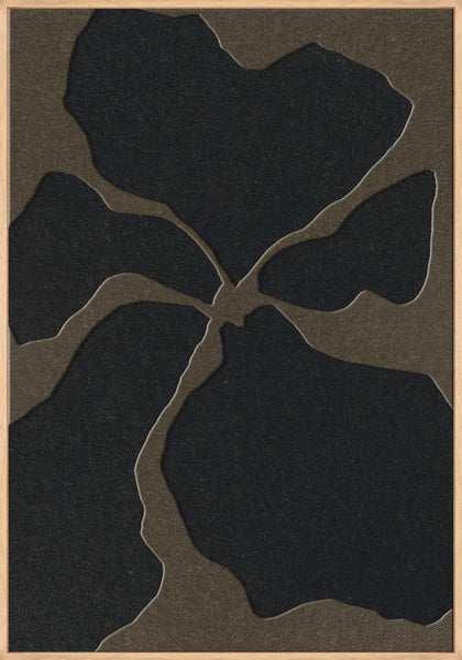 Clarity 2 | ACOUSTIC ART Akustikbillede ART COPENHAGEN (DA) Ege ramme // 70x100 // Brun // Sort