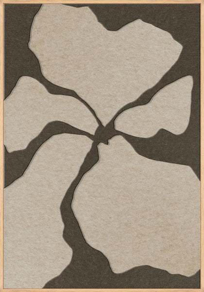 Clarity 2 | ACOUSTIC ART Akustikbillede ART COPENHAGEN (DA) Ege ramme // 70x100 // Brun // Sand