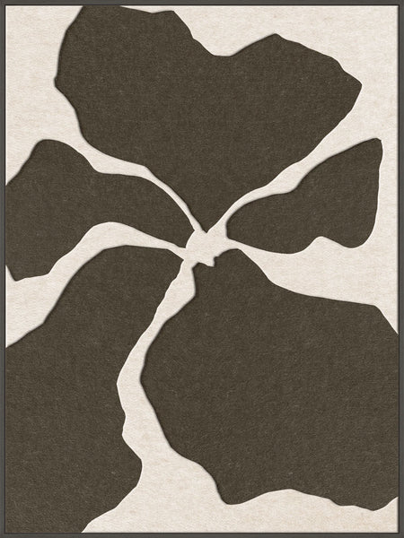 Clarity 2 | ACOUSTIC ART Akustikbillede ART COPENHAGEN (DA) Sort ramme // 90x120 // Off white // Brun