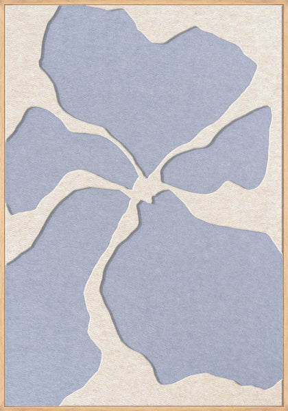 Clarity 2 | ACOUSTIC ART Akustikbillede ART COPENHAGEN (DA) Ege ramme // 70x100 // Off white // Lyseblå