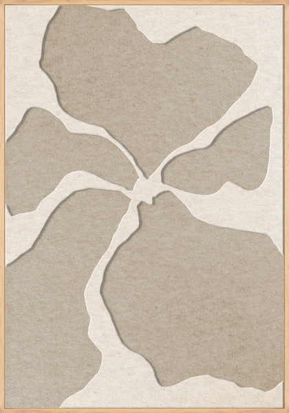 Clarity 2 | ACOUSTIC ART Akustikbillede ART COPENHAGEN (DA) Ege ramme // 70x100 // Off white // Sand