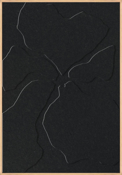 Clarity 1 | ACOUSTIC ART Akustikbillede ART COPENHAGEN (DA) Ege ramme // 70x100 // Sort // Sort